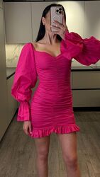 Сукня  міні чорна молоко малина шоколад