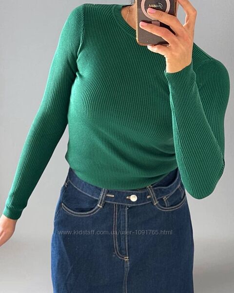 Лонгслів рубчик 8 кольорів