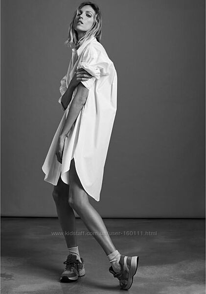 H&M біла оверсайз сукня плаття сорочка
