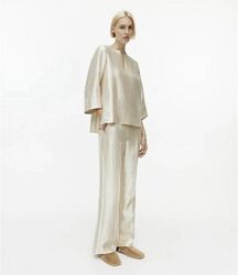 Arket щільна сорочка з суміші льону та віскози