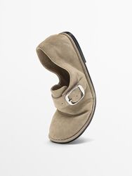 Замшевые туфли Massimo Dutti 