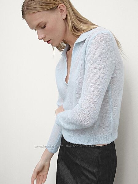 Свитер поло Massimo Dutti