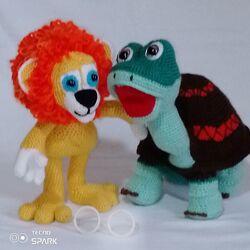 Улюблені герої м/ф Як левенятко та черепаха пісеньку співали