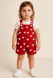 Костюм для дівчинки La&acuteciel Paris, комбінезон та футболка р-ри 98-122,