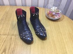 Ботинки Челси из кожи под рептилию