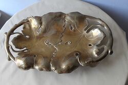 Блюдо, фруктовница, Виноградная лоза, бронза, Германия