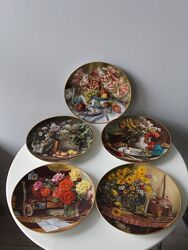Тарелки, Натюрморты, Royal Mosa, Голландия, серия, 5 шт