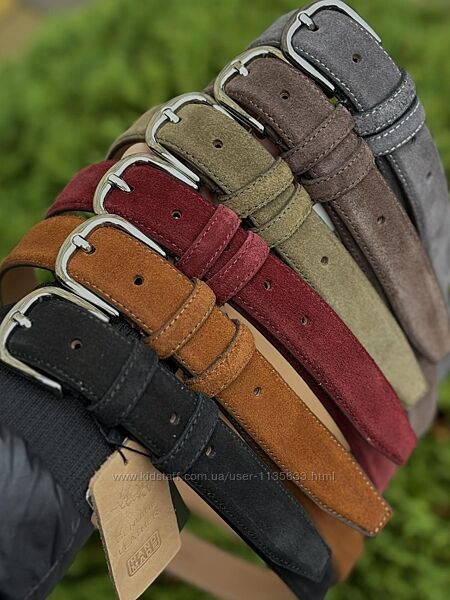 Замшевий трендовий ремінь 2025