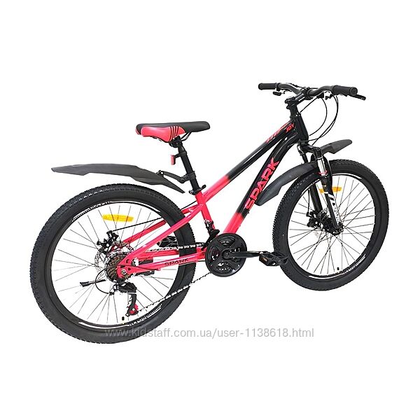Велосипед SPARK JOY 24 ст11 ам диск червоний з чорним