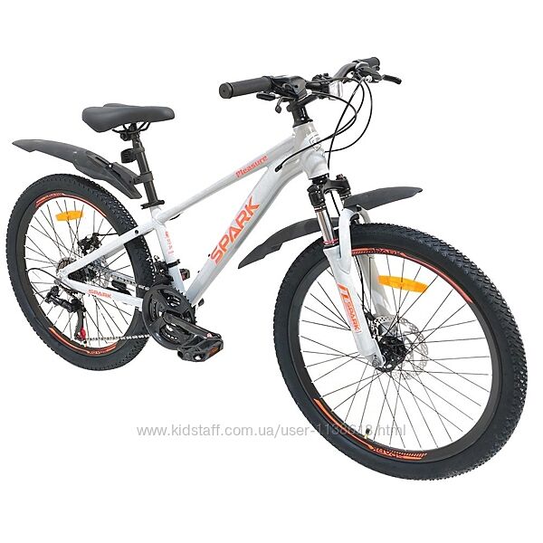Велосипед SPARK PLEASURE 24 ал12 ам лок-аут диск сірий