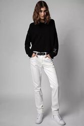 Білі прямі джинси Zadig&Voltaire модель Clint