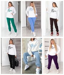 Жіночий теплий спортивний костюм від 42 до 52 розміру