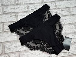 Труси жіночі з мереживом 2шт від esmara євро розмір xs 32/34.