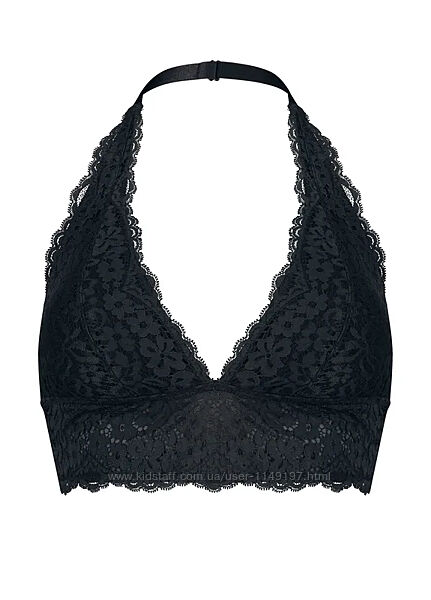 Чорний бюстгальтер бралет жіночий hunkemoller.