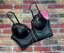 Бюстгальтер жіночий з пуш ап еко шкіра від hunkemoller приватна колекція.