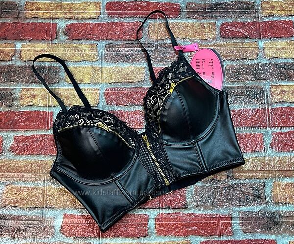 Бюстгальтер жіночий з пуш ап еко шкіра від hunkemoller приватна колекція.
