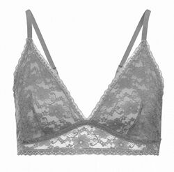 Арт.775 бюстгальтер бра жіночий сірий мереживо від esmara розмір s.