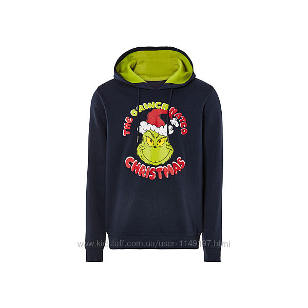 Арт.957 худі чоловіче з начосом the grinch розмір л.