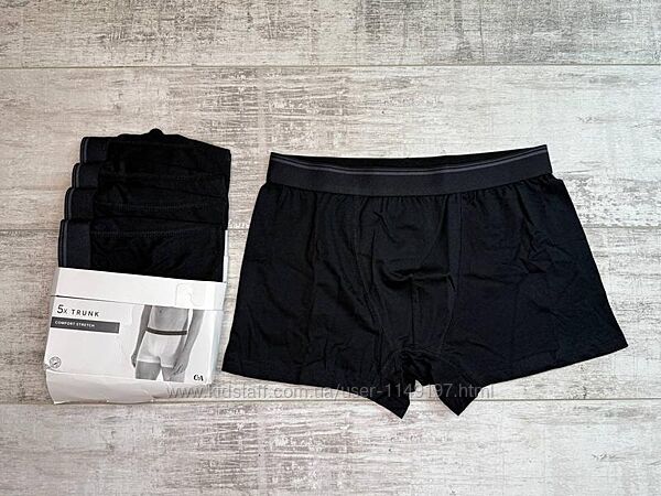 Арт.281 труси боксери 5шт чоловічі c&a розмір s.