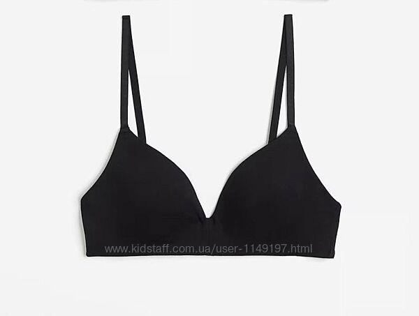 Арт.731 бюстгальтер жіночий чорний без кісточок від h&m.