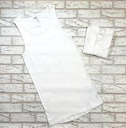 Майка чоловіча натільна білизна біла 2шт livergy.