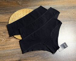 Труси жіночі чорні хіпстери 3шт esmara.