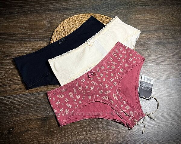 Труси жіночі хіпстери 3шт esmara.