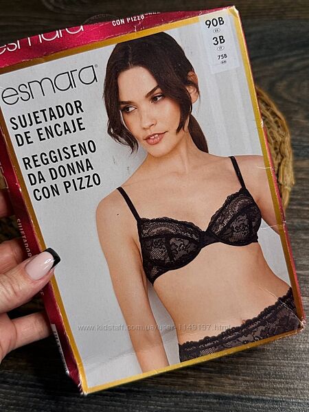 Бюстгальтер жіночий мереживний на кісточках без паралону від esmara.
