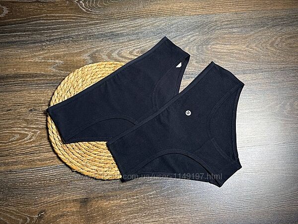 Трусики жіночі чорні хіпстери 2шт від c&a розмір М.