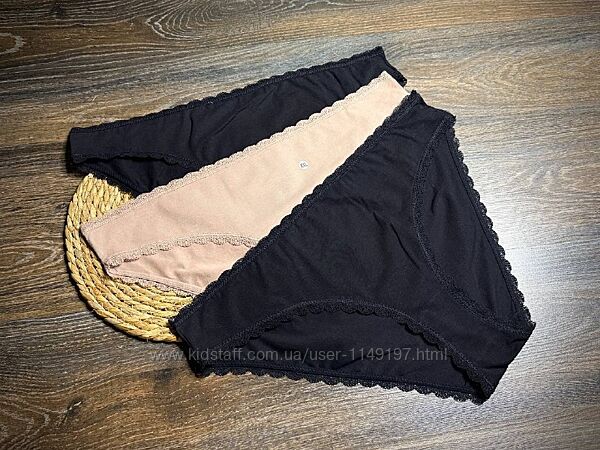 Трусики жіночі котонові 3шт від c&a розмір ХХL.