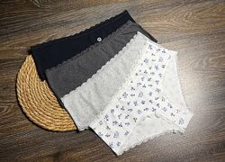 Трусики жіночі хіпстери котонові 4шт від c&a розмір М.