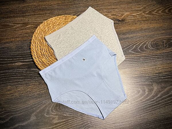 Жіночі трусики котонові висока посадка 2шт від c&a.