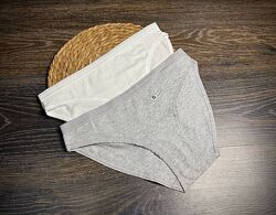 Арт.1313 жіночі трусики сліпи котонові сірібілі від c&a.