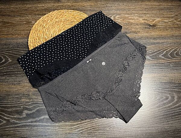 Арт. 1320 жіночі трусики хіпстери котонові 2шт від c&a.