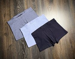 Арт.1481 чоловічі труси боксери 3шт h&m розмір м.