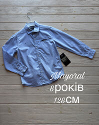 Сорочка Mayoral на хлопця 8 років, 128см 