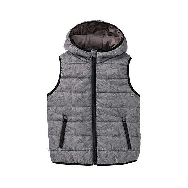 Дитячий стьобаний жилет для хлопчика р.140 безрукавка Pepperts