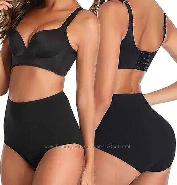 Жіночі трусики з високою талією р. l женские хлопковые высокие трусы