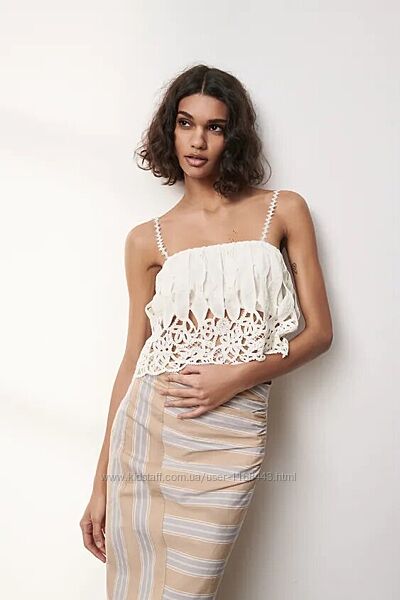 Топ комбинированный Zara размер L