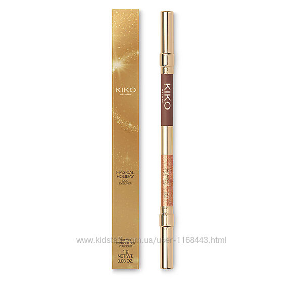 Карандаш для глаз Kiko Milano Magical holiday duo eyeliner 02