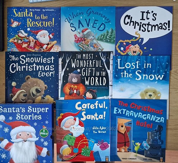 Santa&acutes Super Stories 8 Christmas Book Collection. дитячі різдвяні кни