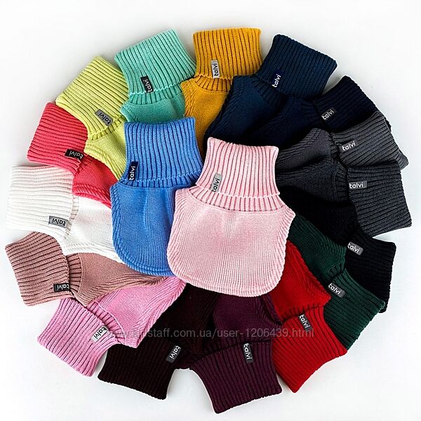 Тепла дитяча манішка на хлопчика для дівчинки для хлопчика шарф снуд маніжк