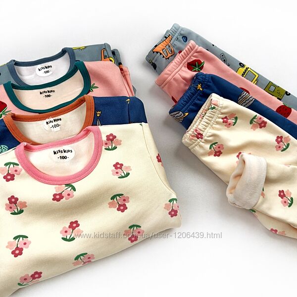 Піжама дитяча тепла плюш