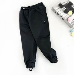 Дитячі демісезонні штани Marakas для хлопчика дівчинки теплі штани на флісі