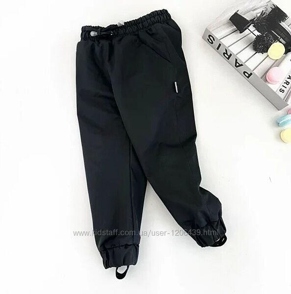 Дитячі демісезонні штани Marakas для хлопчика дівчинки теплі штани на флісі