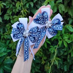 Бантики шкільні, заколки, школа, шкільна форма