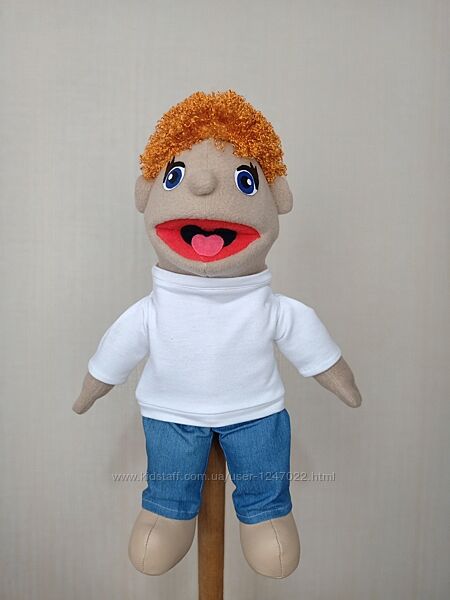 Ростик кукла на руку с открывающимся ртом