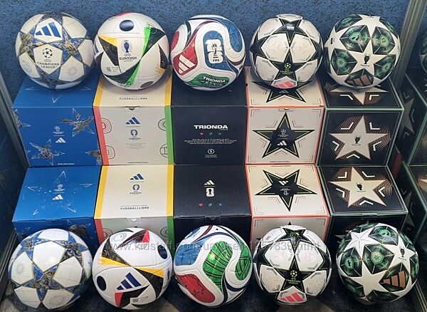 М´ячі футбольні в подарункових коробках Adidas League BOX розміри 4-5