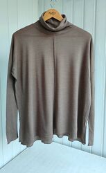 Zara. Трендовый оверсайз гольф, водолазка, лонгслив.