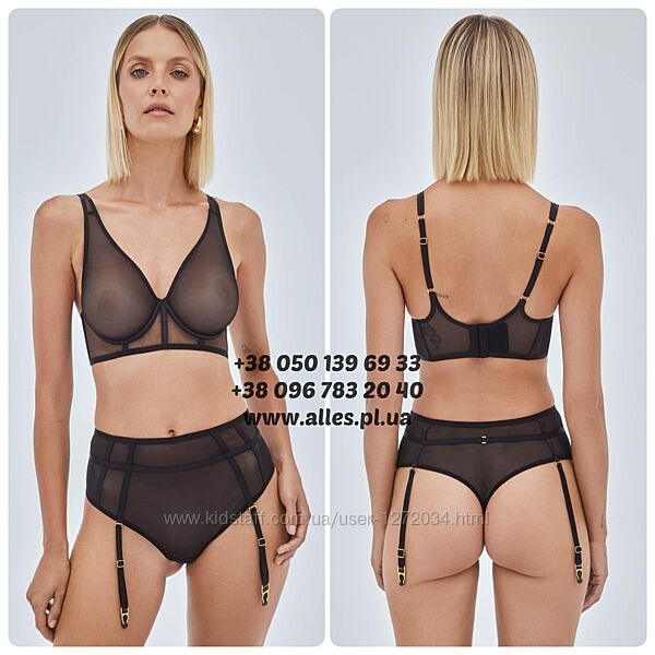 Alles Sono M Soft Bra - спокусливий бюстгальтер, стрінги, комплект. Польща